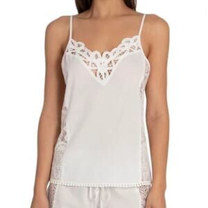 In Bloom by Jonquil Womens Dainty Coquette Lace Camisole Cami Top Sleepwear S